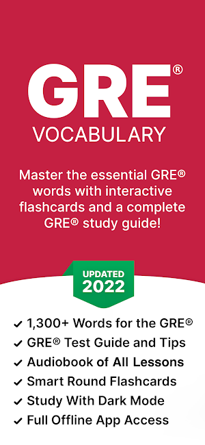 GRE Vocabulary Flashcards Screenshot 0