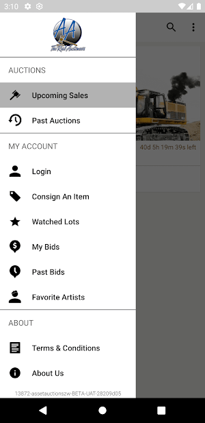 Asset Bids Screenshot 3
