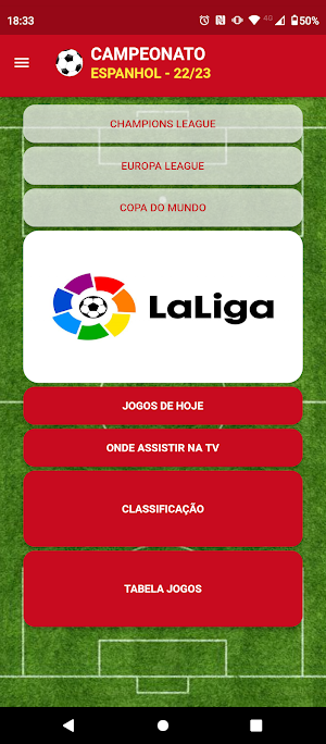 Campeonato Espanhol - La Liga Screenshot 0