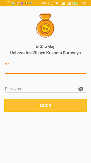 E-Slip Gaji Universitas Wijaya Screenshot 0