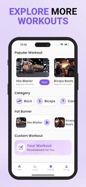 WorkoutGo: FitnessCoach Screenshot 2