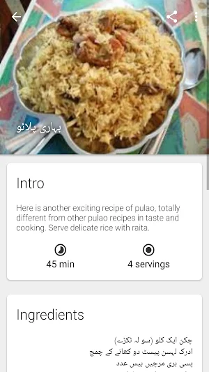 BaBa Food Recipes Screenshot 1
