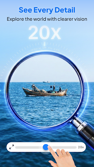 Magnifier Camera & QR Scanner Screenshot 1