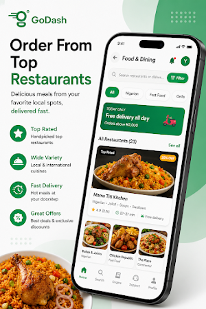 GoDash: Food, Bills & More Screenshot 1