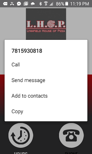 Lynnfield House of Pizza Screenshot 3