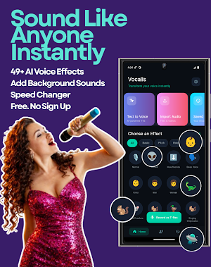 Vocalis: Voice Changer Effects Screenshot 0