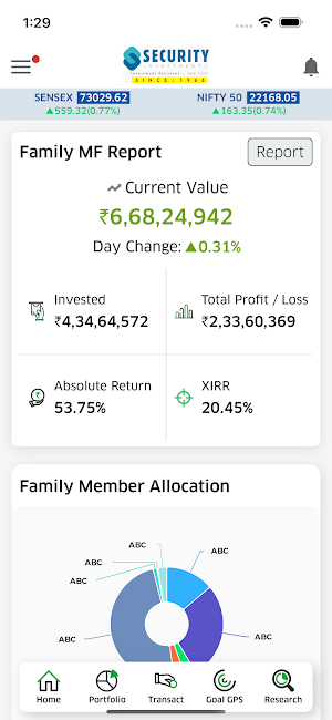 Security Investments Screenshot 0