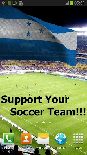 Honduras Flag Live Wallpaper Screenshot 0