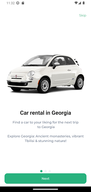 GeorgiaCar car rent in Georgia Screenshot 0