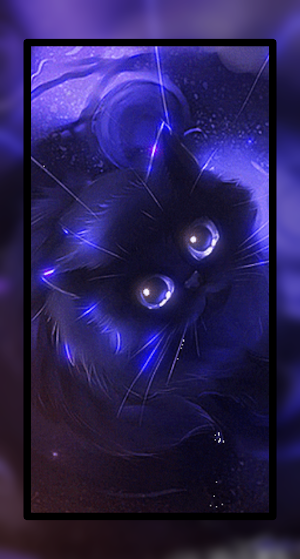 Black Cat Wallpaper Cute HD Screenshot 0