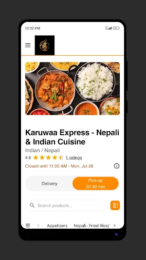 Karuwaa Nepali Indian Food Screenshot 1