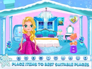 Ice Princess Doll House Decorating & Design Screenshot 0