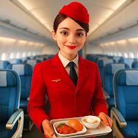 Cabin Crew Life: Flight Sim 3d