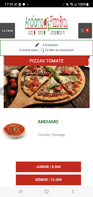 Andiamo Pizza Brou Screenshot 2