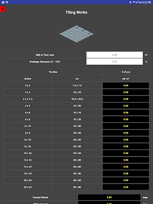 Construction Estimator Screenshot 2