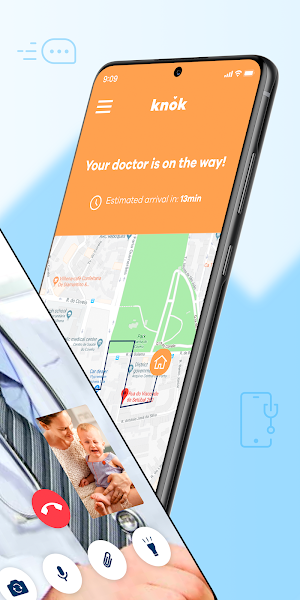 knok - video and home doctor consultations Screenshot 1