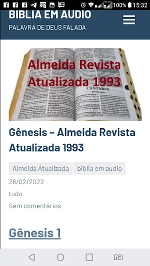 Bíblia em Áudio Almaida ARA Screenshot 3