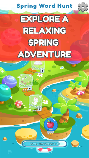 Word Search Game - Spring Hunt Screenshot 1
