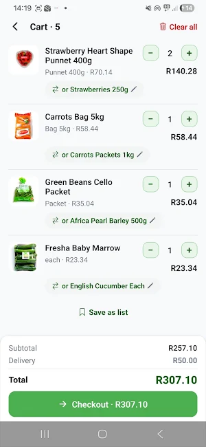 Greens ZA Screenshot 1