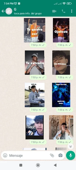 Stickers junior h Screenshot 2