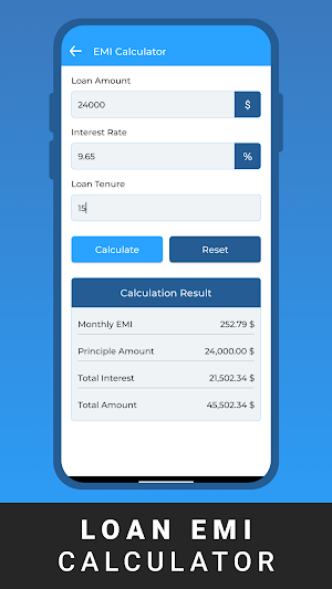 Payday - Loan EMI Calculator Screenshot 1