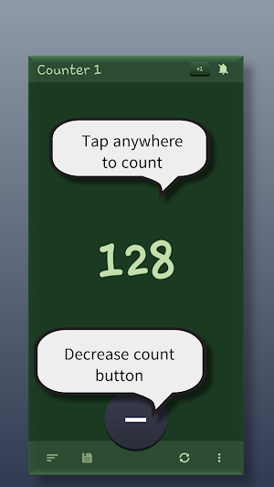 Voice Tally Counter Tap Screen Screenshot 1