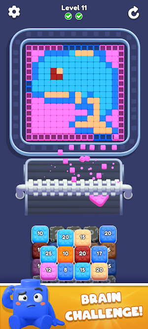 Brick Shred Sort Screenshot 3