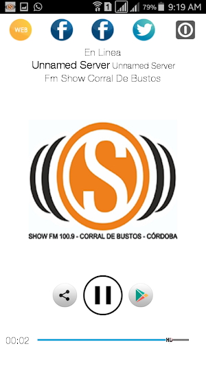 Fm show Corral De Bustos Screenshot 1