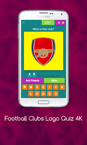 Football Clubs Logo Quiz 4K Screenshot 0