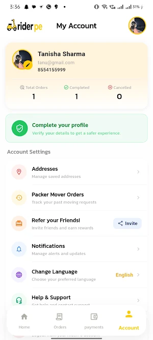 Rider Pe Screenshot 3