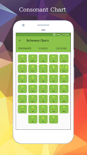 Learn Burmese Alphabet Easily - Burmese Script Screenshot 1