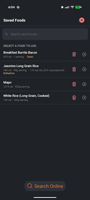 ProgMac - Workout & Macro Log Screenshot 3