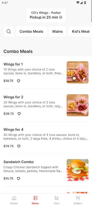 CD's Wings - Parker Screenshot 1