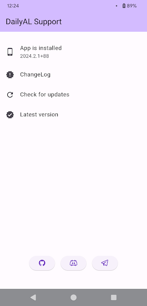 DailyAL Support Screenshot 0