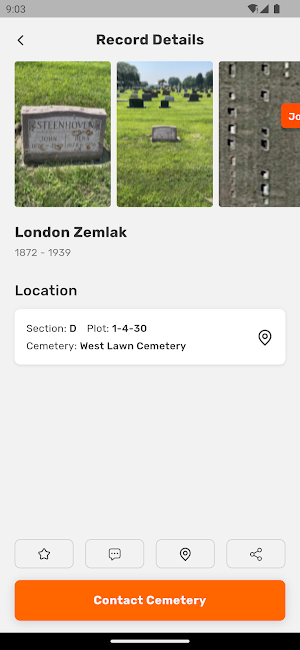 West Lawn Cemetery Screenshot 2