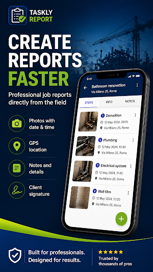 Taskly Report PRO -Work Report Screenshot 0