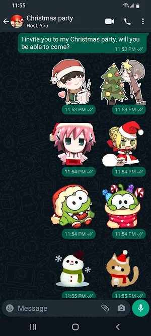 Christmas Sticker for WhatsApp Screenshot 0