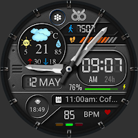 DB051 Hybrid Sport Watch Face