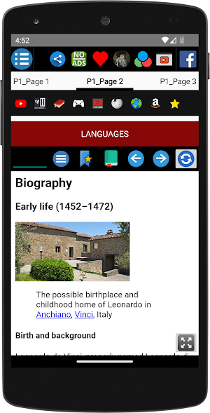 Leonardo da Vinci - Biography Screenshot 2