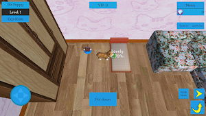 Cute Pocket Cat And Puppy 3D Screenshot 2