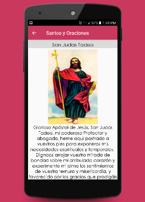 🥇 Santos y Oraciones ✝ Screenshot 3