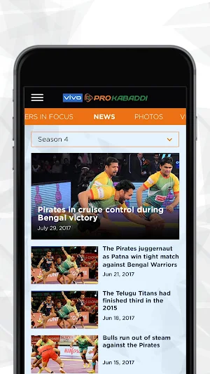 vivo Pro Kabaddi Screenshot 3