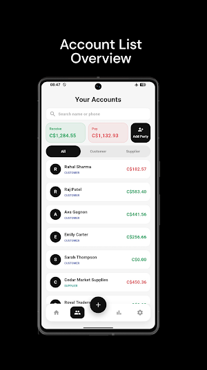 Ledger Book - Khata & Cashbook Screenshot 3
