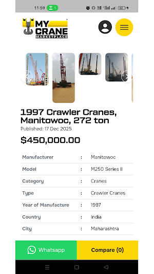 MYCRANE Marketplace Screenshot 1