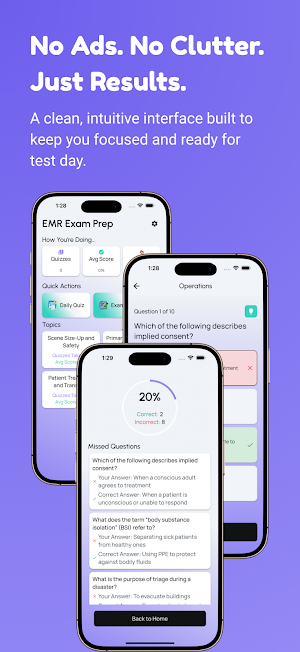 EMR Exam Prep Screenshot 3