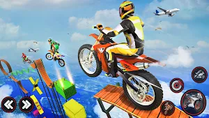 GT Moto Stunt Driving Game Screenshot 0