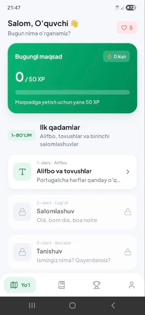 Portugal tili darslari Screenshot 0
