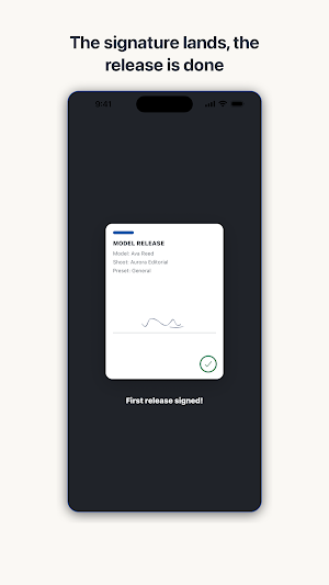 ReleasePad: Model Release PDF Screenshot 1