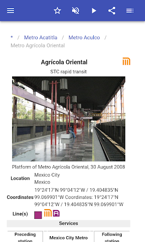 Mexico city metro stations Screenshot 2