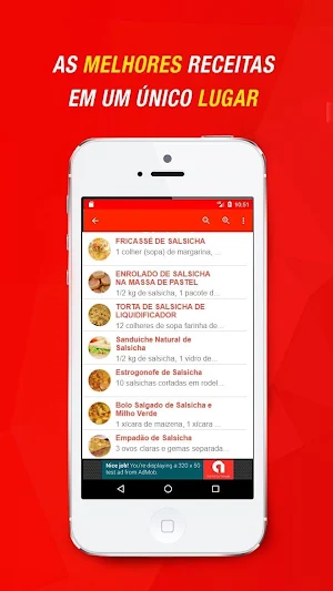 Receitas com Salsicha Screenshot 0